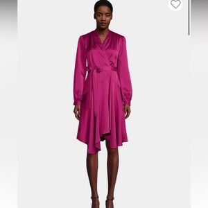 Gabby Skye

Satin Faux-Wrap Fit-&-Flare Dress